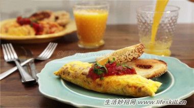教你用保鮮袋制作早餐蛋卷，無油膩更健康~