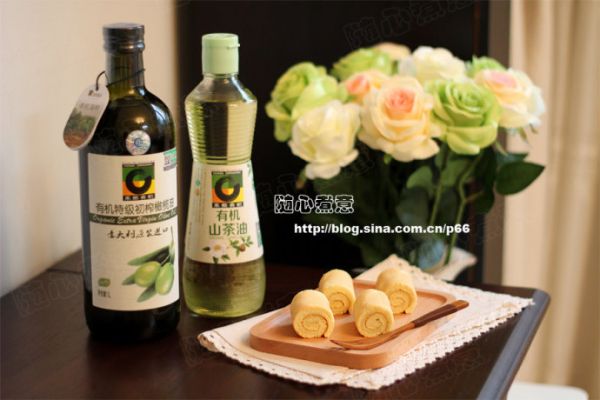 蜂蜜小蛋卷——#试用团#禾然有机橄榄油&山茶油