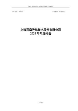 司南导航:2024年年度报告(更正)