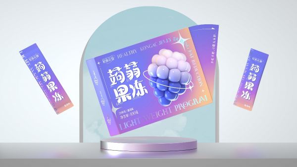 尚智×輕體計劃｜蒟蒻果凍系列包裝｜食品包裝設(shè)計