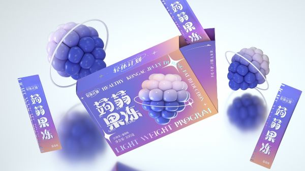 尚智×輕體計劃｜蒟蒻果凍系列包裝｜食品包裝設(shè)計