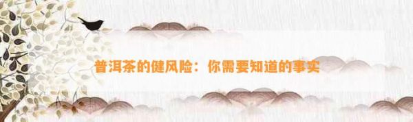 普洱茶的健風(fēng)險(xiǎn)：你需要知道的事實(shí)