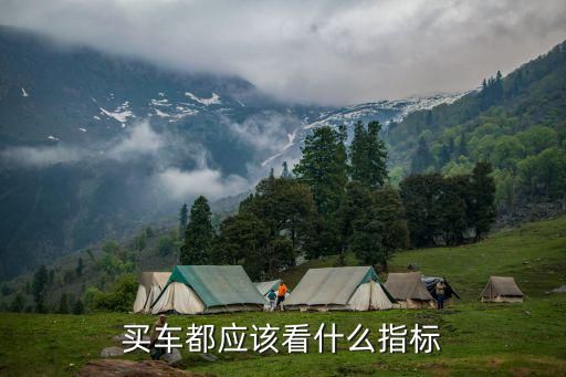 买车都应该看什么指标