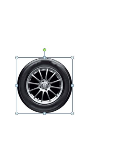 ppt中怎么制作一個(gè)直線滾動(dòng)的車輪?