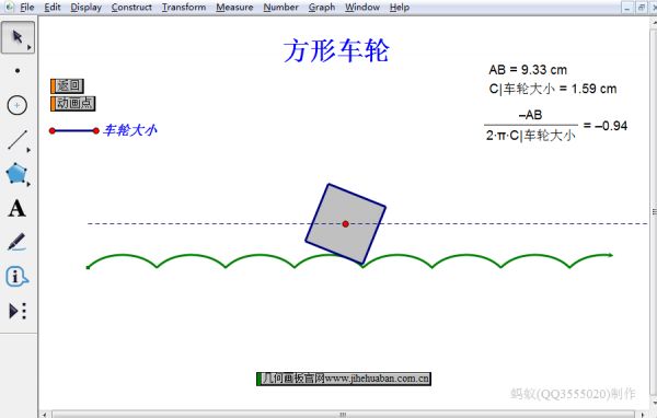 方形車輪