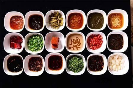 牛肉火锅的蘸料
