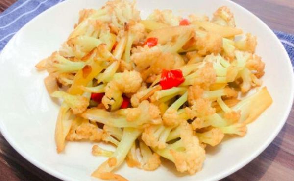 蒜蓉菜花怎么炒