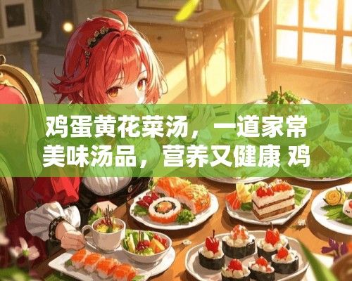 雞蛋黃花菜湯，一道家常美味湯品，營養(yǎng)又健康 雞蛋黃花菜湯的做法視頻