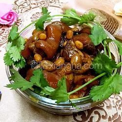 花生黃豆燉豬蹄的做法[圖]