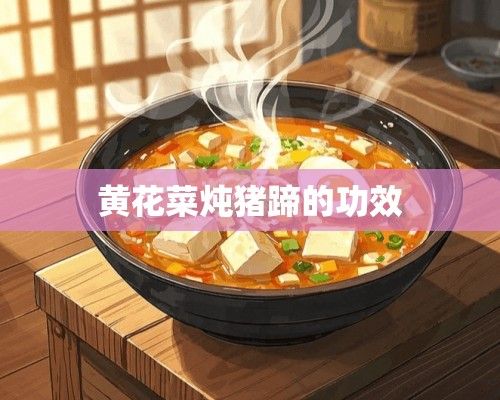 黃花菜燉豬蹄的功效