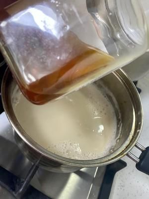 无糖更健康的家庭自制奶茶（奶咖）的做法 步骤4