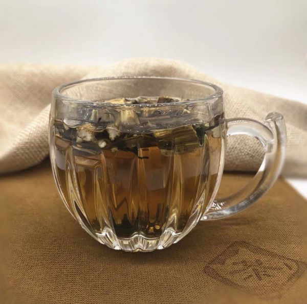地黄黄芪茶冲泡图