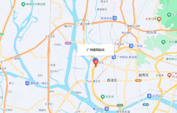 广州建国男科医院地址在哪里？位置荔湾区