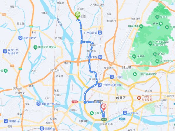 广州建国男科医院坐几路公交可达？