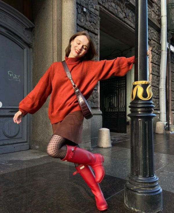 秋冬穿搭,裙装日常穿搭