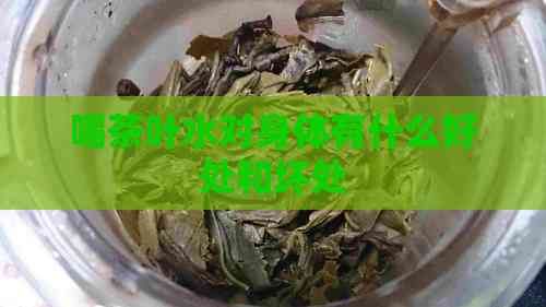 喝茶葉水對身體有什么好處和壞處