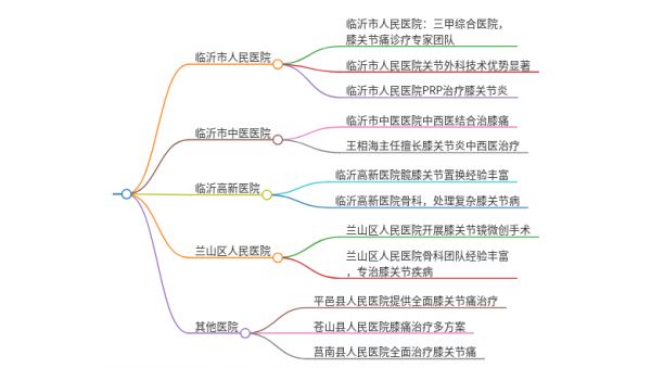 2025年山东临沂治疗膝关节痛的医院有哪些