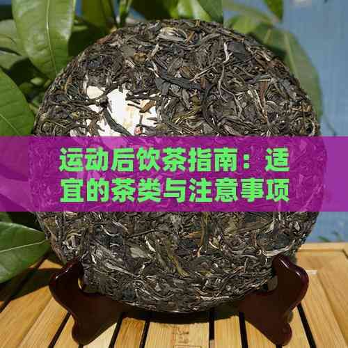 运动后饮茶指南：适宜的茶类与注意事项
