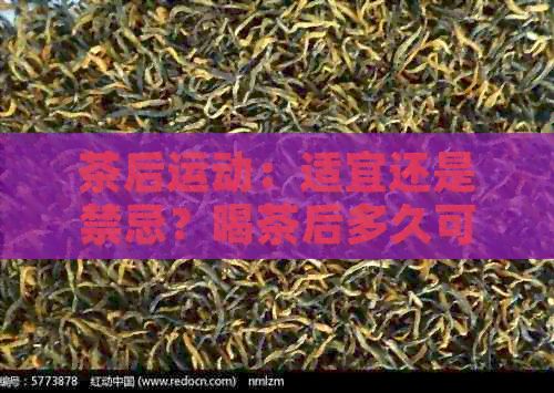 茶后运动：适宜还是禁忌？喝茶后多久可以进行运动？