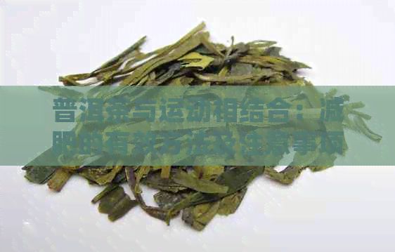 普洱茶与运动相结合：减肥的有效方法及注意事项