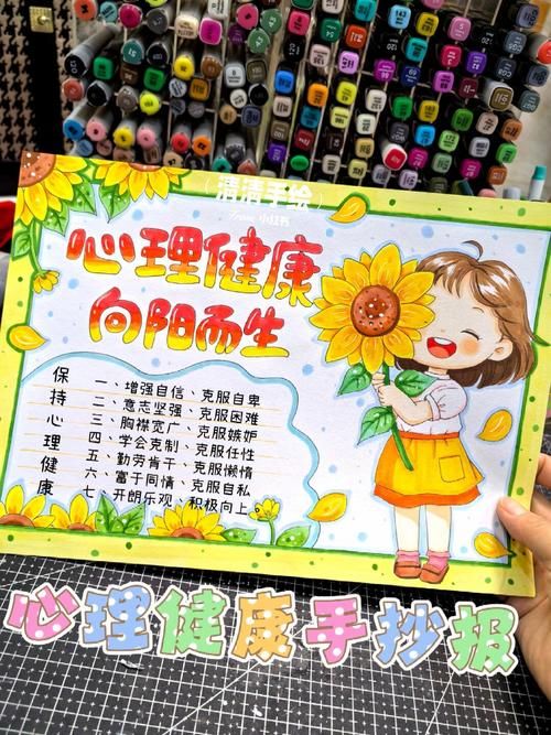 心理健康手抄报8k纸 心理健康手抄报8k纸图片