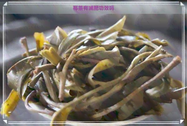 莓茶有减肥功效吗