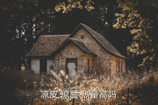 凉皮 凉面 热量高吗
