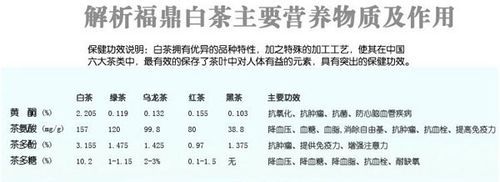 探讨福鼎白茶的营养成分及保健作用