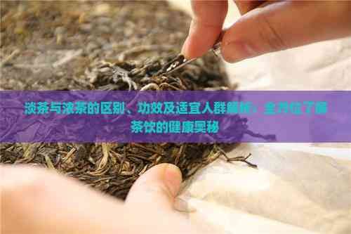 淡茶与浓茶的区别、功效及适宜人群解析：全方位了解茶饮的健康奥秘