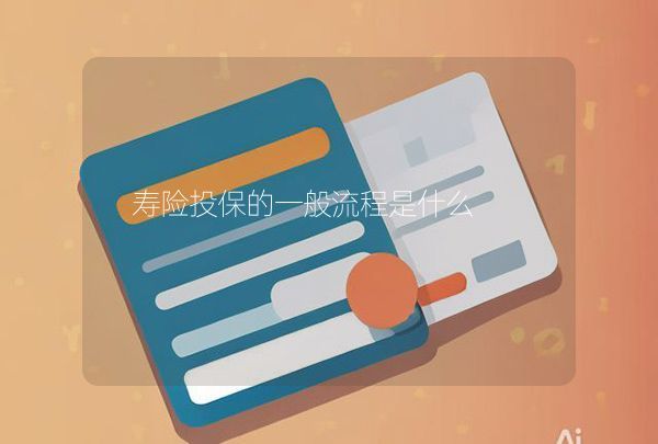 寿险投保的一般流程是什么,第1张