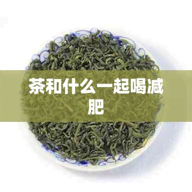 茶和什么一起喝减肥