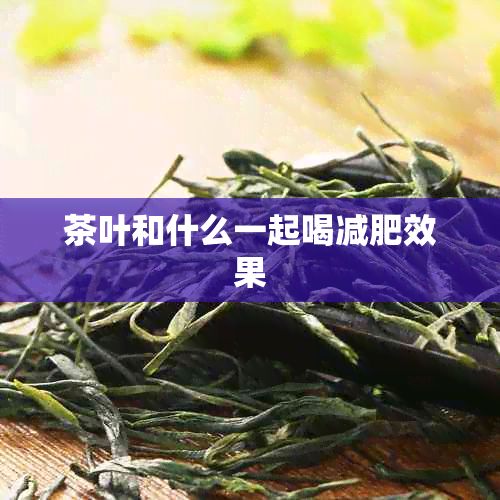 茶叶和什么一起喝减肥效果