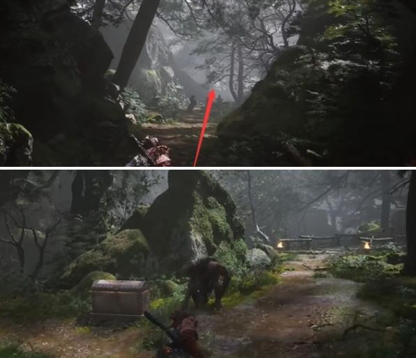黑神话悟空苍狼林宝箱在哪 苍狼林宝箱位置一览