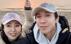 董璇张维伊晒亲密合照官宣 两人称想生个二胎