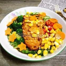 鸡肉蔬菜沙拉的做法[图]