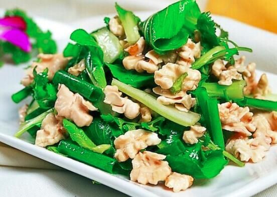 青菜炒瘦肉怎么做