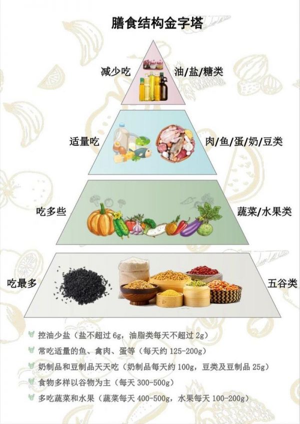 膳食金字塔图 膳食金字塔图片高清