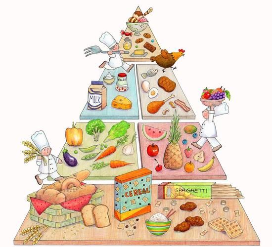 膳食金字塔图 膳食金字塔图片高清