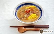 虫草花干贝玉米汤