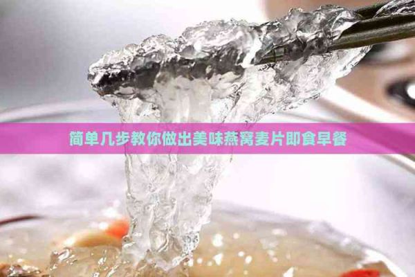 简单几步教你做出美味燕窝麦片即食早餐