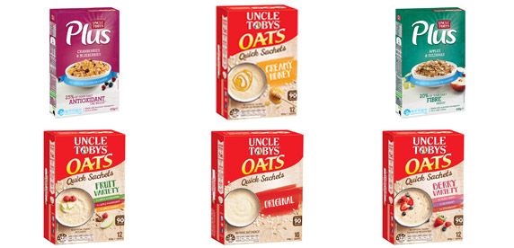 雀巢旗下澳大利亚百年麦片品牌UNCLE TOBYS登陆中国