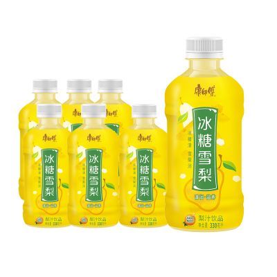 康师傅冰糖雪梨330ml*12瓶整箱下午茶饮料解渴饮品夏日果汁水 冰糖雪梨 330ml*12瓶