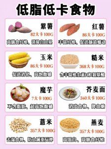 减肥干货低脂低卡健康减肥食物大全