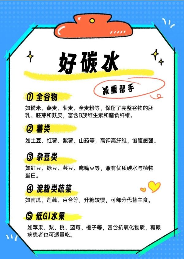 这些好碳水，吃得饱还不长胖！