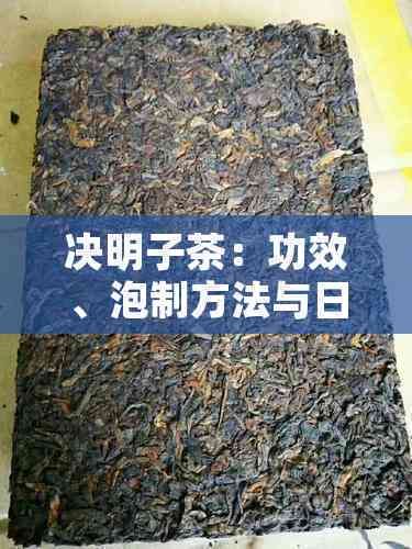 决明子茶：功效、泡制方法与日常饮用指南