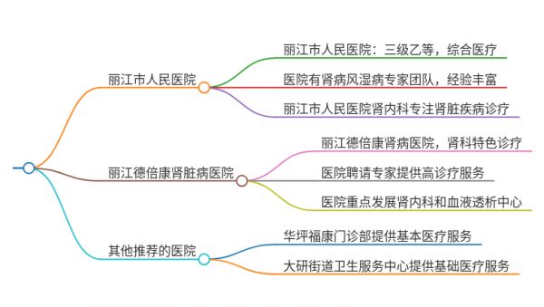 2025年云南丽江治疗尿中有蛋白的医院有哪些