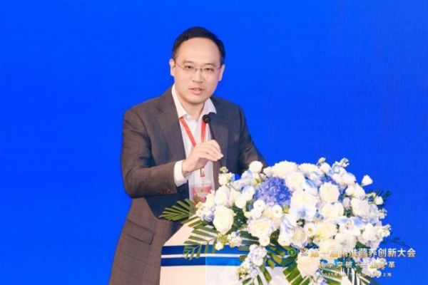 8月18日，中国科学院上海营养与健康研究所所长汪思佳致辞。主办方供图