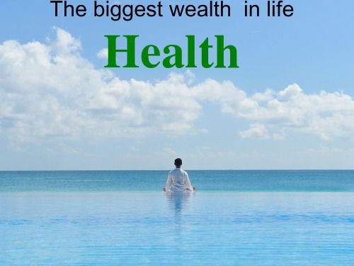 英文展示PPT健康Health