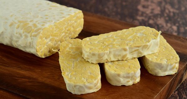 slices of tempeh