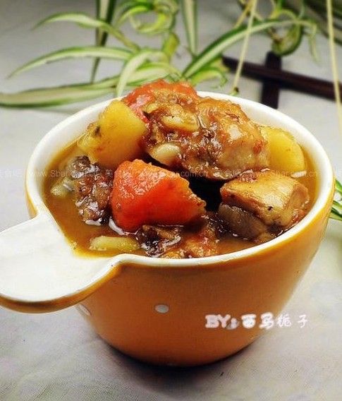 番茄煮鸡腿肉